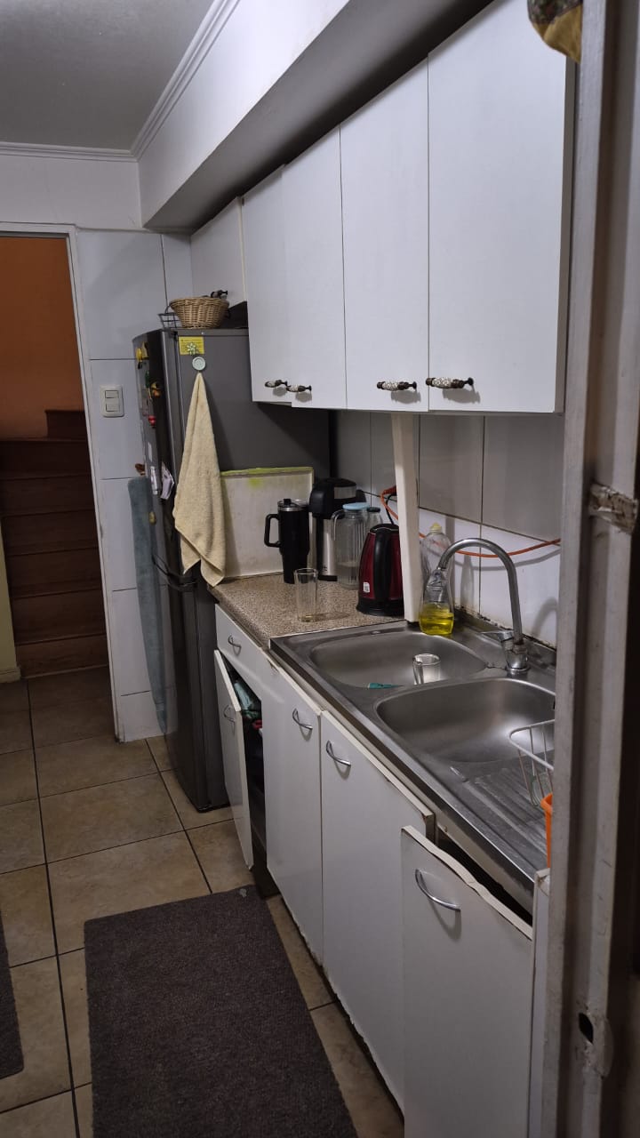 Cocina antes de la remodelación, mismo ángulo